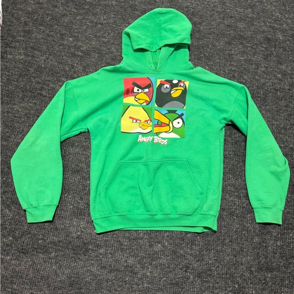 angry birds Other - Green Angry Birds Graphic Hoodie